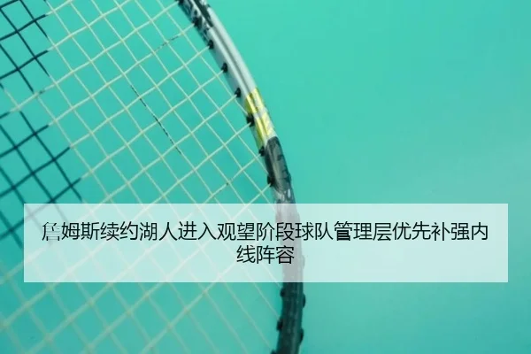 詹姆斯续约湖人进入观望阶段球队管理层优先补强内线阵容